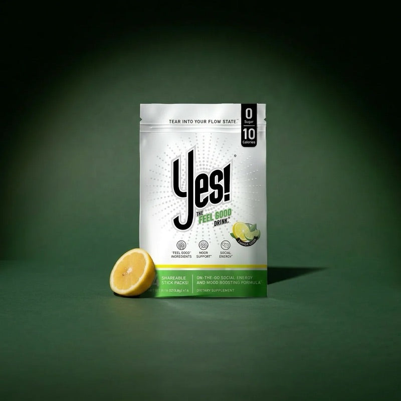 Yes! feel-good drink stick-pack bag